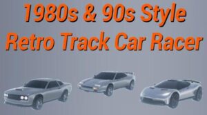 1980s90s Style Retro Track Car Racer Free Download