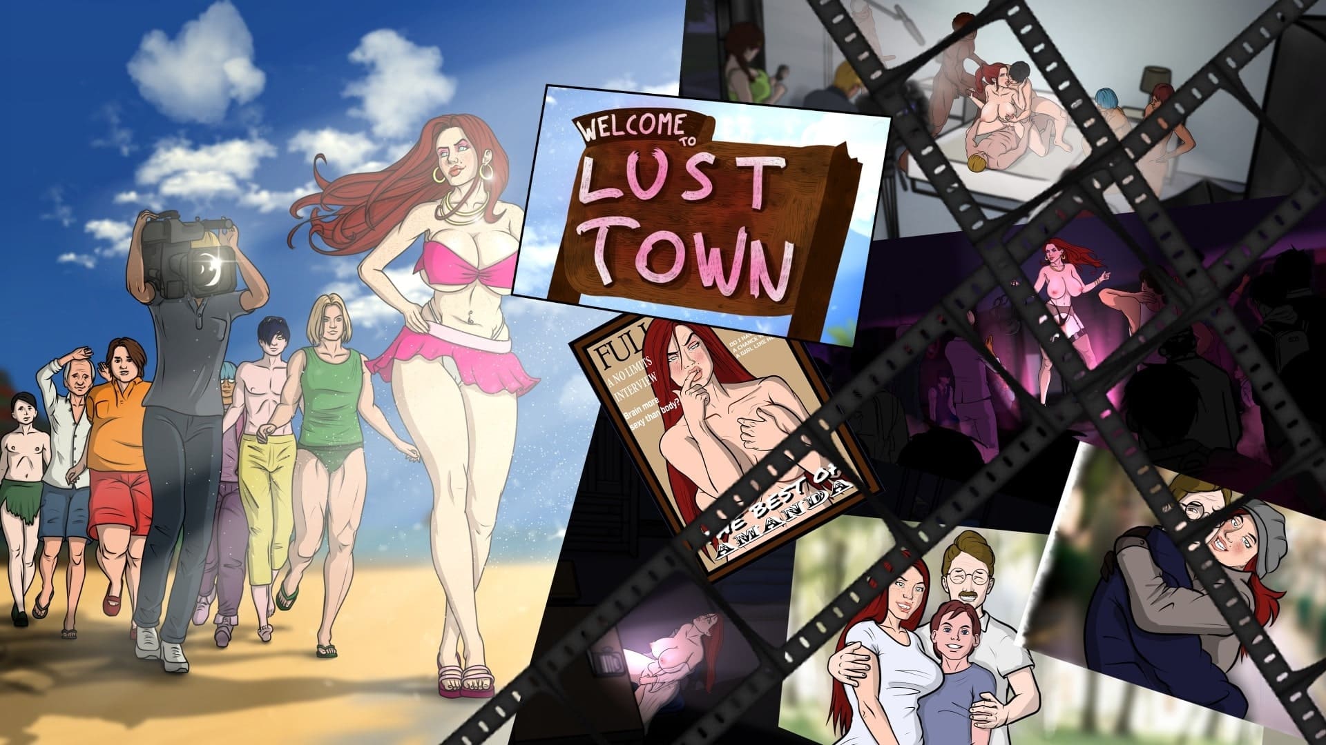 Lust Town Amanda Road to Porn Free Download PC Game